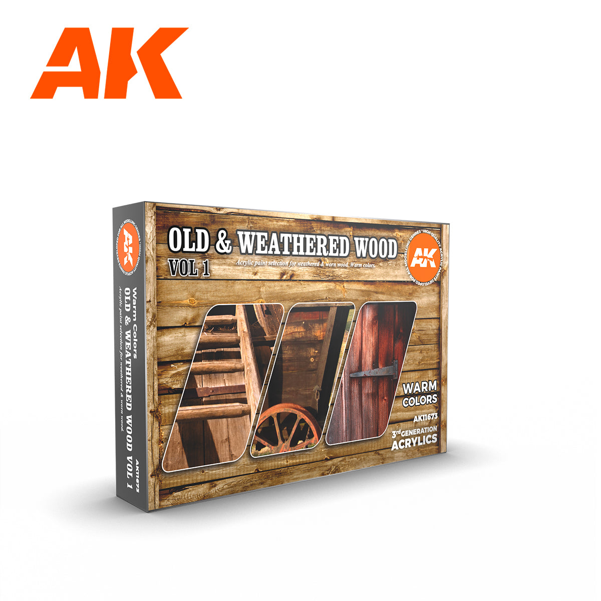 Peintures AK 3GEN - Kit - Bois et weathering vol.1 - Lootbox