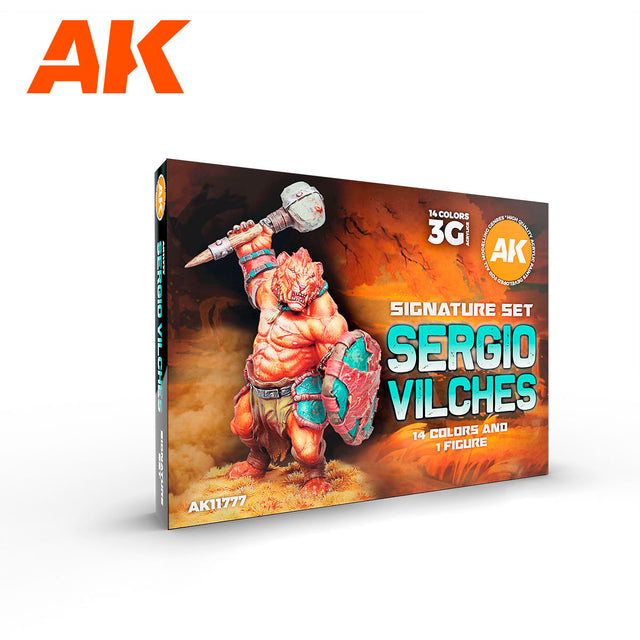Ak 3Gen Signature Set - Kit - 14 couleurs acryliques choisies par SERGIO VILCHES - Lootbox
