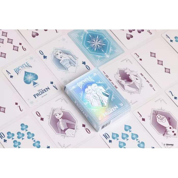 Bicycle - La Reine des Neiges Bleu - 54 Cartes