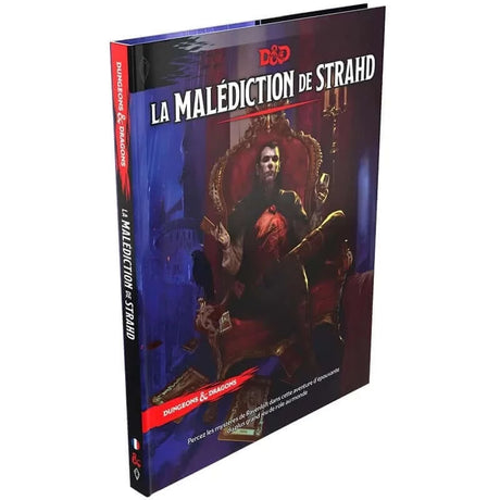 Le vampire Stradh von Zarovich vous toise de son trône. Une campagne pour donjons et dragons