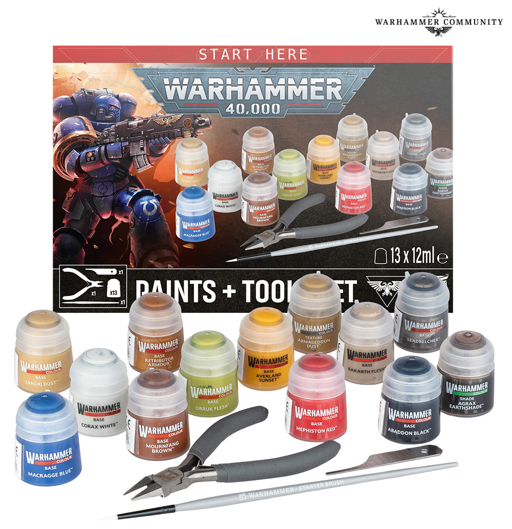 Warhammer 40,000 - Set peinture et outils V11