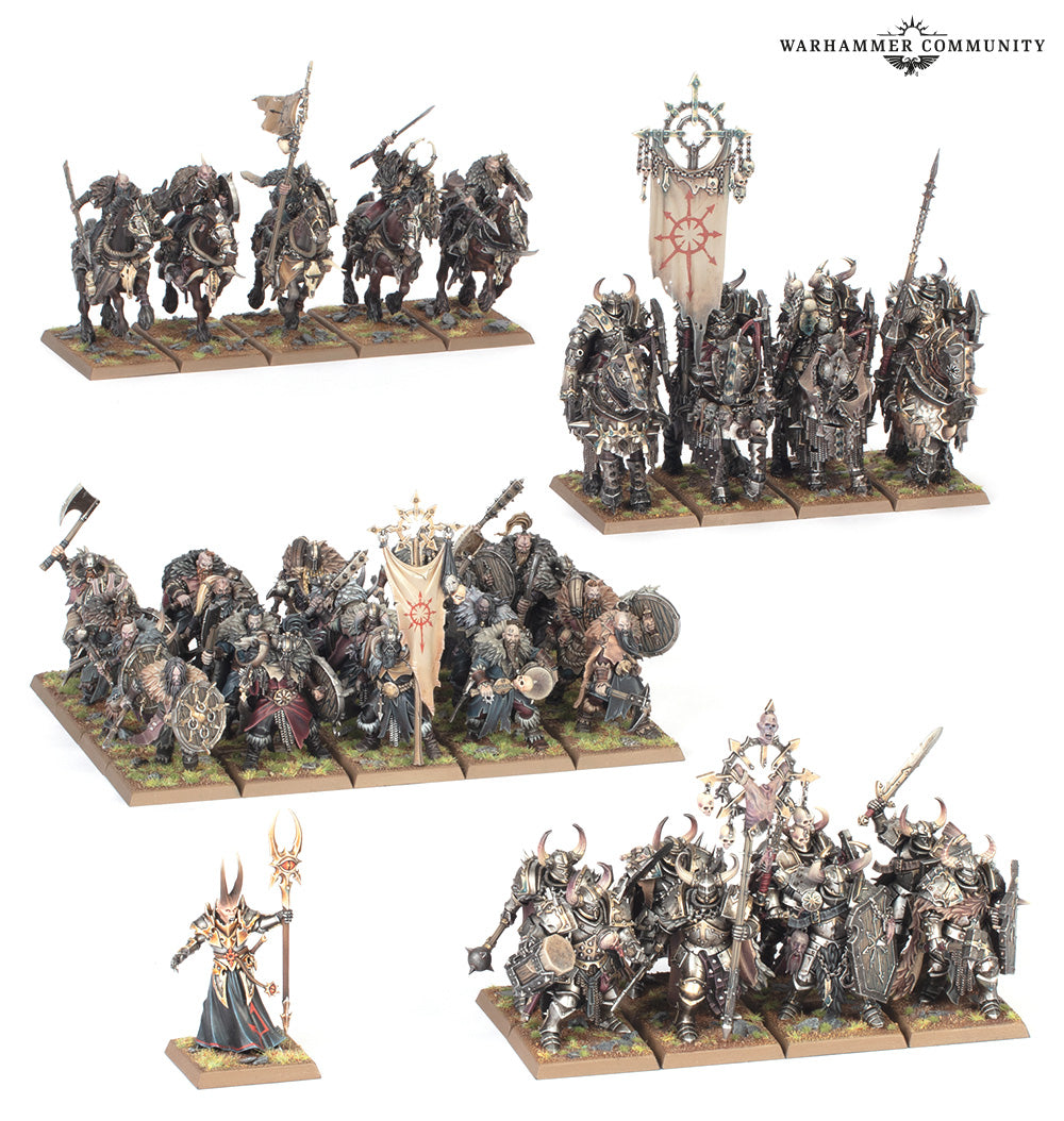 Guerriers du Chaos - Battle March Army
