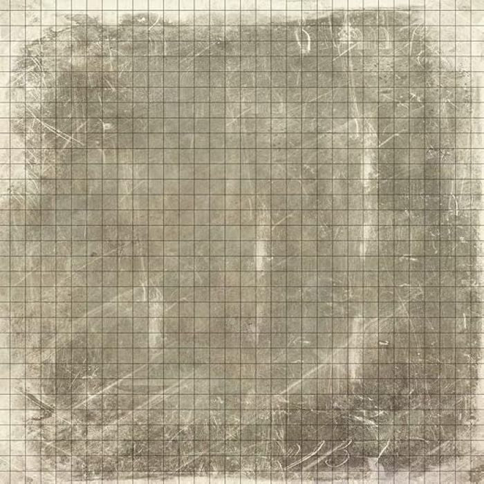 Tapis de jeu quadrillé effaçable pour JDR - Papirus Abîmé