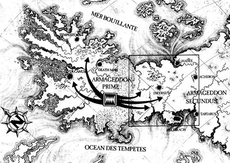 carte de la troisième guerre pour Armageddon