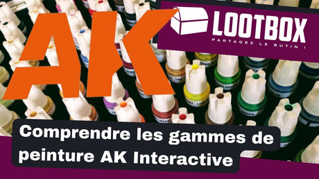 Comprendre les gammes de peinture AK Interactive - Lootbox