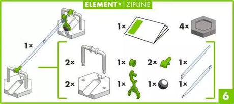 GraviTrax Élément Zipline - Tyrolienne