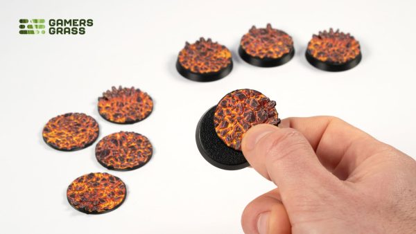 Gamer Grass - Molten Lava - Round 32mm