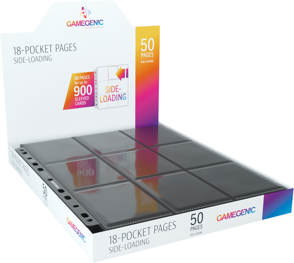50 Pages - 18 pockets Side-Loading Black