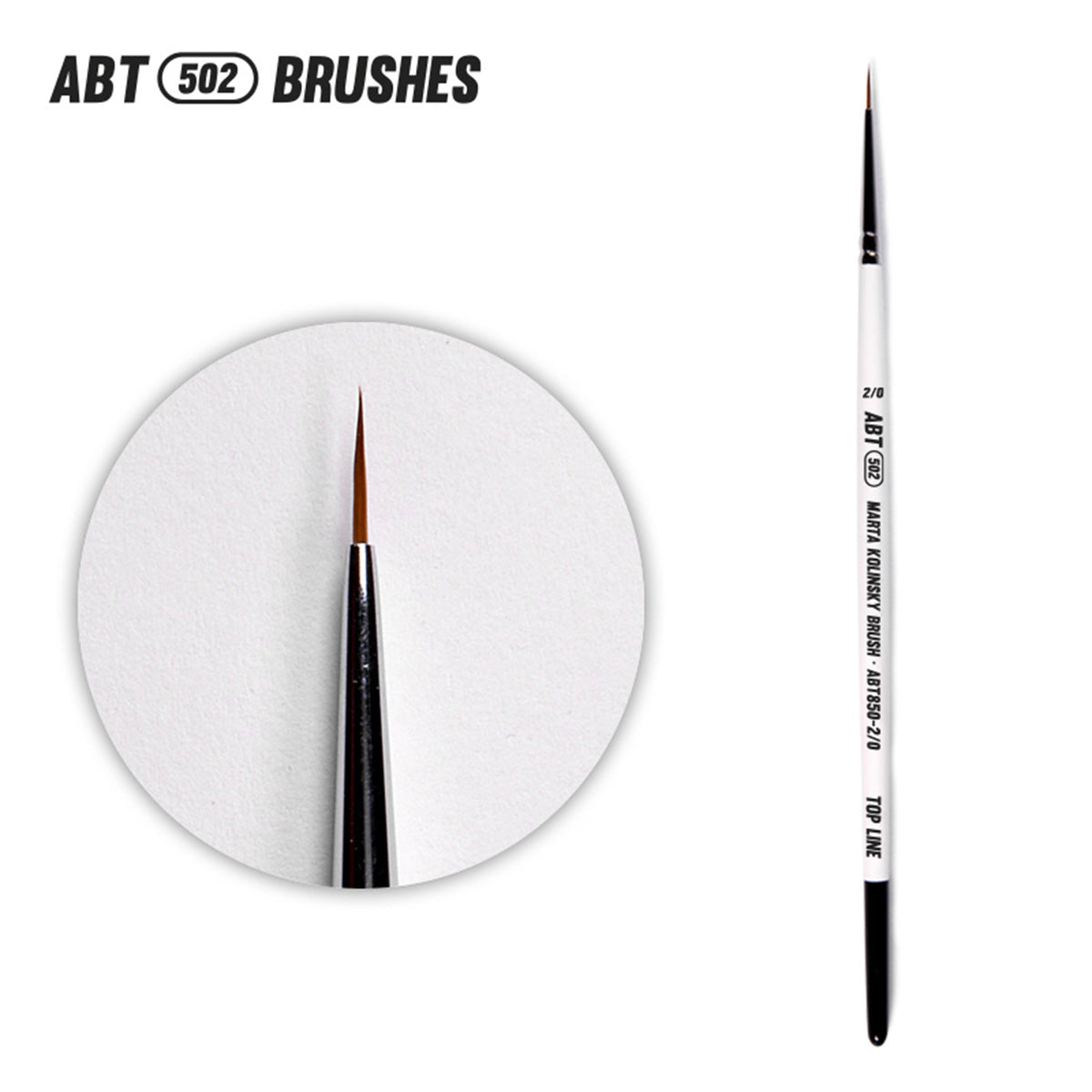 Pinceaux Abteilung 502 Top Line - Marta Kolinsky 2.0 Brush