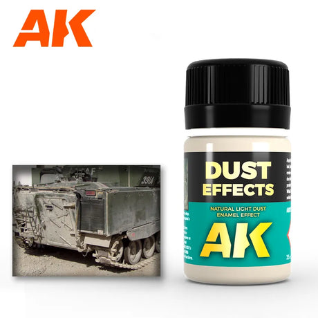 AK Interactive - Dust effects and white spirit - Effets de poussière pour figurines - Lootbox
