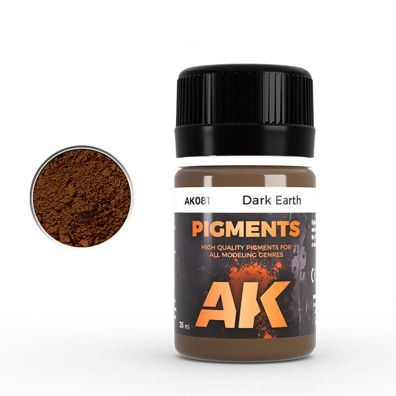 AK Interactive - Dark Earth Pigment 35 mL