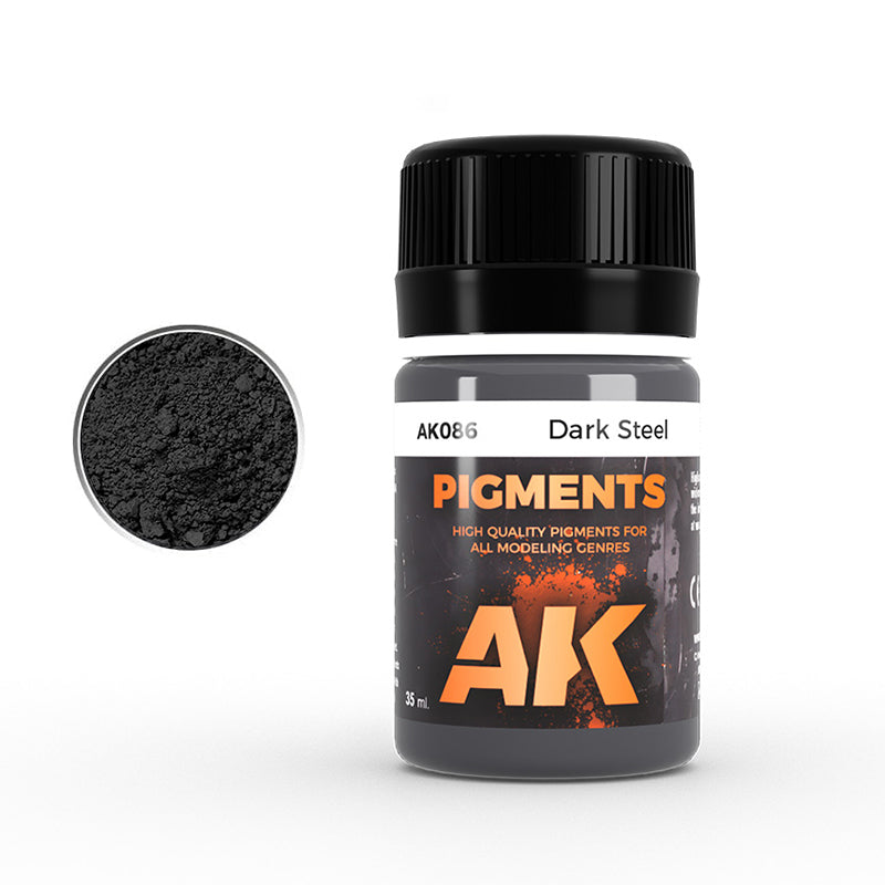 AK Interactive - Dark Steel Pigment