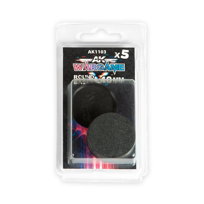 AK Interactive - Aimant Round Bases 40mm