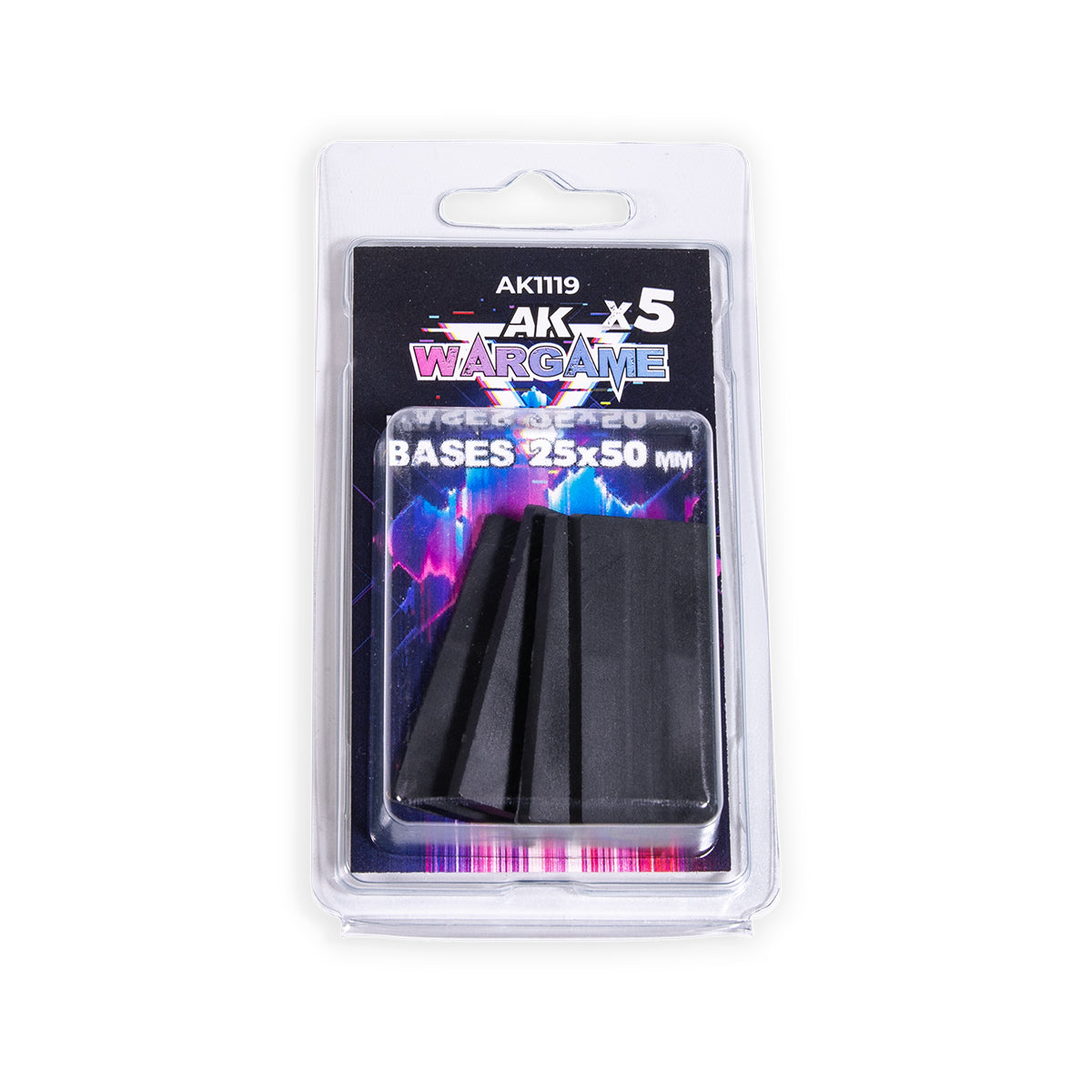 AK Interactive - Rectangular Bases 25x50mm