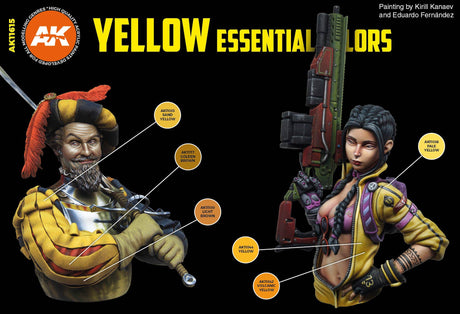 Peintures AK 3GEN - Kit - Les jaunes essentiels - Lootbox