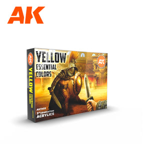 Peintures AK 3GEN - Kit - Les jaunes essentiels - Lootbox