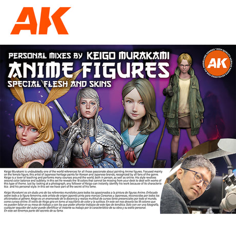 Anime Signature Set – 18 couleurs acryliques AK 3GEN choisies par Keigo Murakami - Lootbox