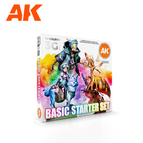 Basic Starter Set – 14 couleurs Acrylics 3GEN choisies par Jose Davinci - Lootbox