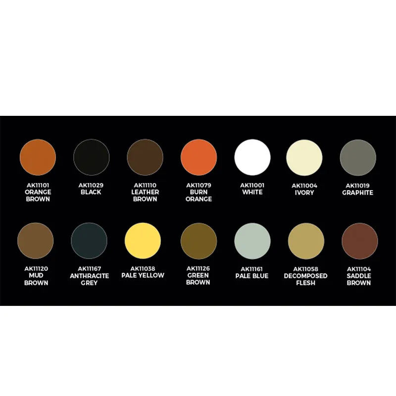 Ak 3Gen Signature Set - Kit - 14 couleurs acryliques choisies par Carlos Tobes - Lootbox