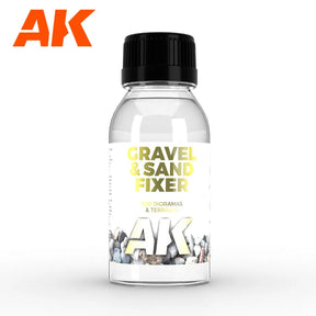 Gravel and sand fixer - Fixateur de socle pour figurines - Lootbox