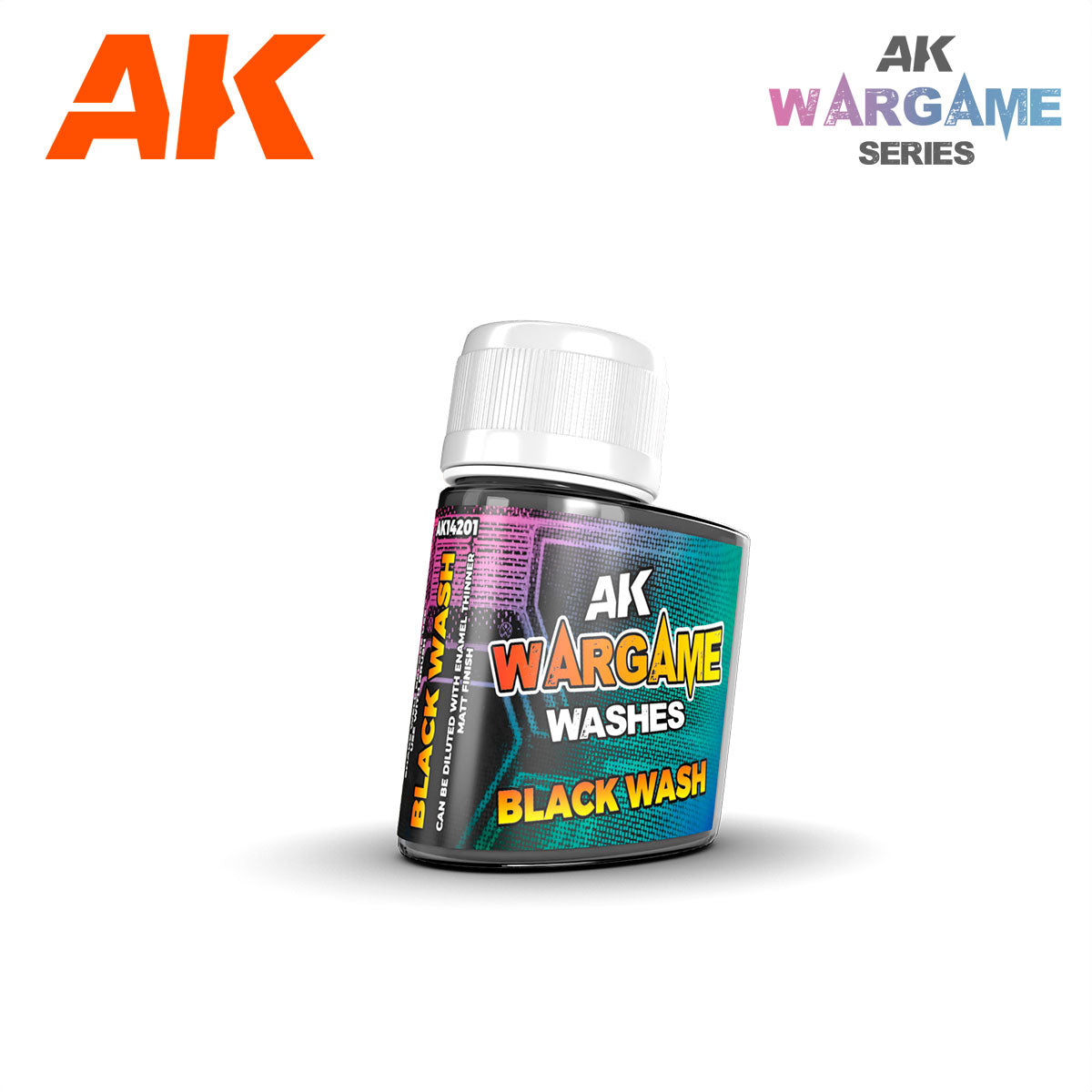 AK Interactive - Wargames Washes - Black Wash 35 mL - Lootbox
