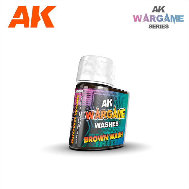 AK Interactive - Wargames Washes - Brown Wash 35 mL - Lootbox