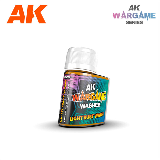 AK Interactive - Wargames Washes - Light Rust Wash 35 mL - Lootbox