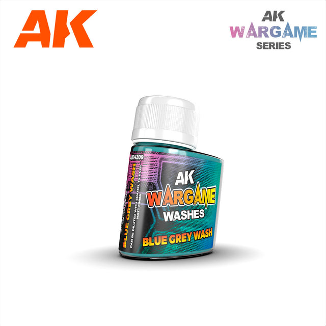 AK Interactive - Wargames Washes - Blue Grey Wash 35 mL - Lootbox