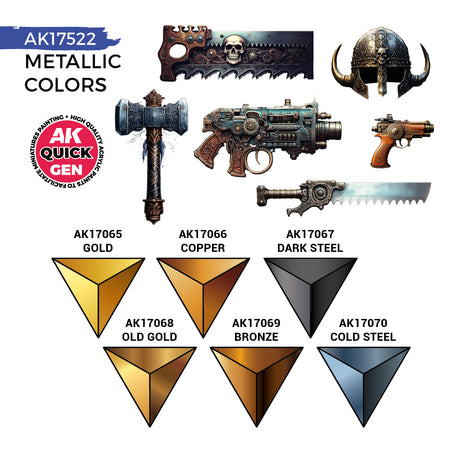 AK Quick Gen Set - Metallic Colors