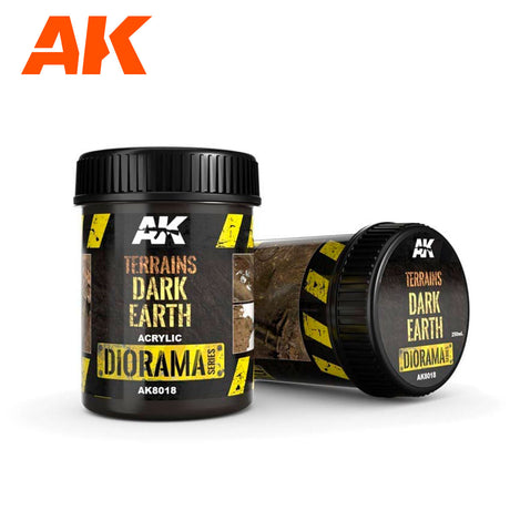 Ak Interactive - Terrains - Terre foncée (Dark Earth) 250 mL - Lootbox