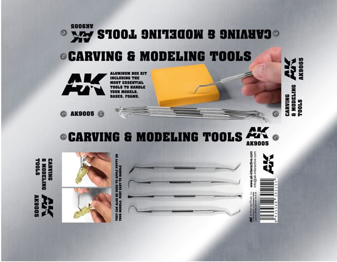 Carving and modeling tools - Outil de sculpture