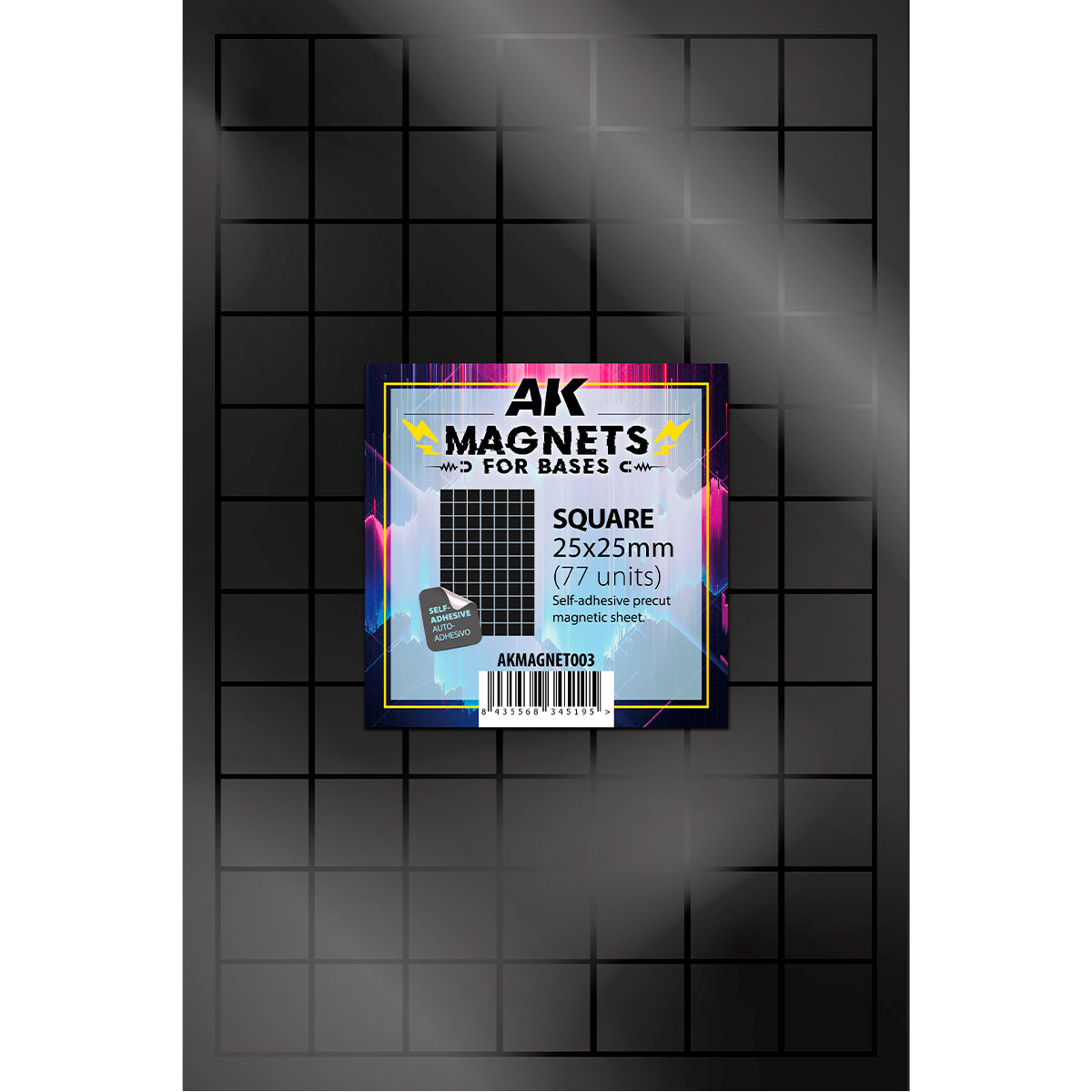 AK Magnets for Bases - Carrés 25x25 mm
