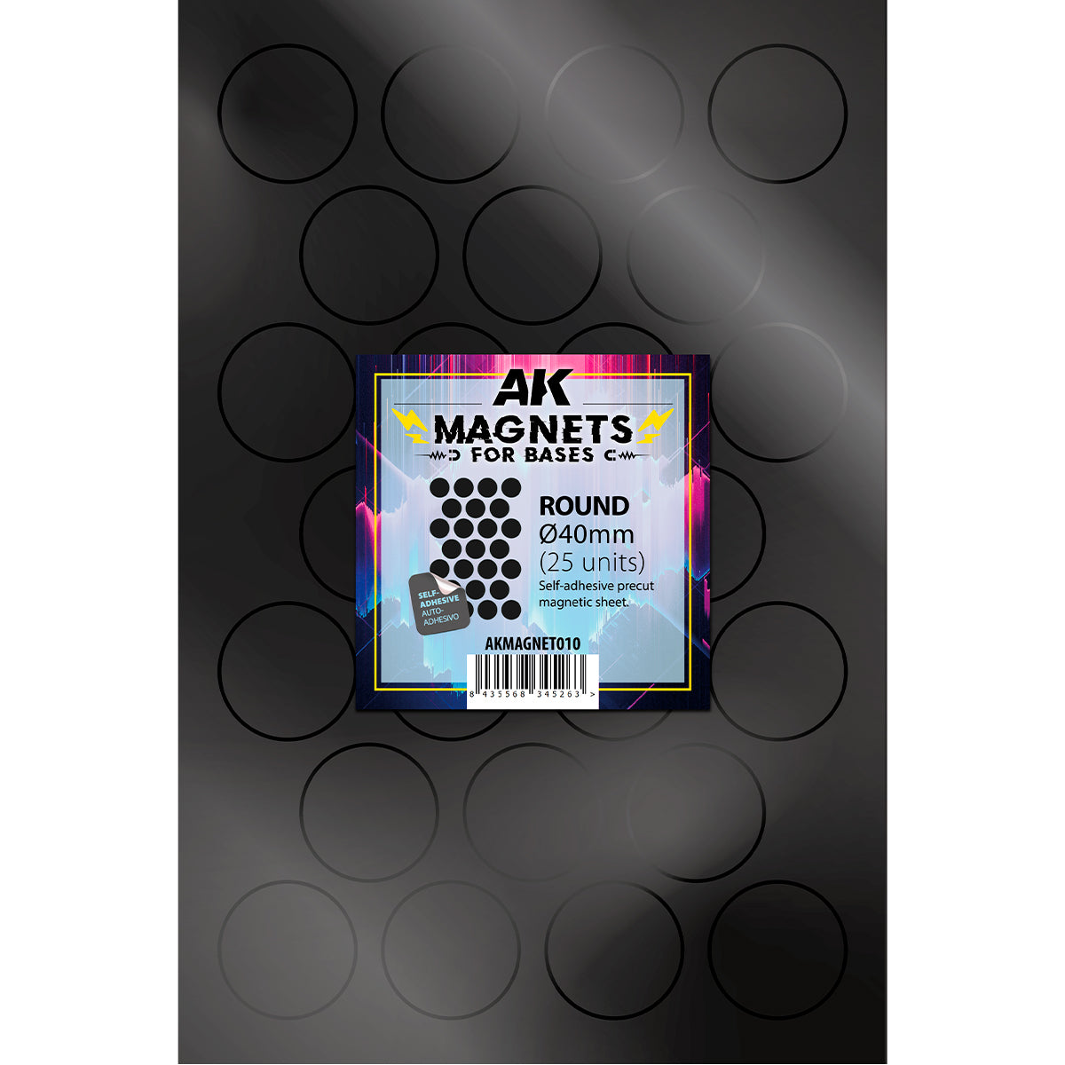 AK Magnets for Bases - Ronds diamètre 40 mm