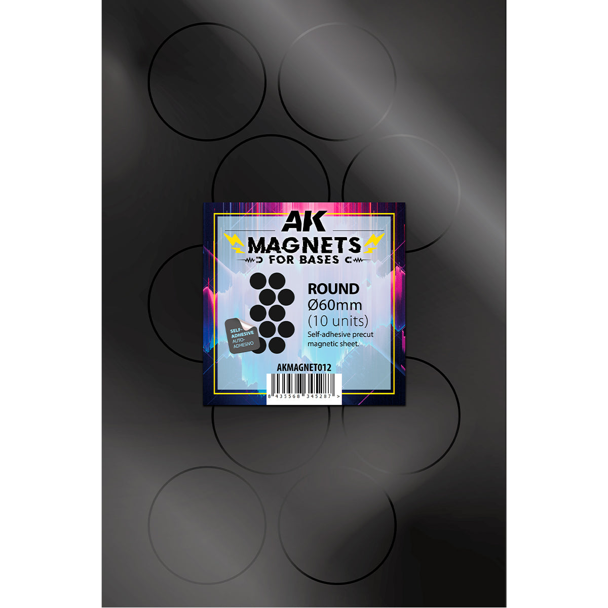 AK Magnets for Bases - Ronds diamètre 60mm
