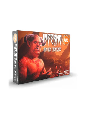 AK set de peinture créatures rouges et infernales