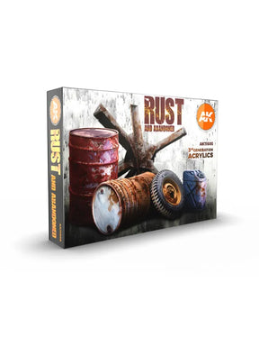 Peintures AK 3GEN - Kit - Rouille et matières abandonnées - Lootbox