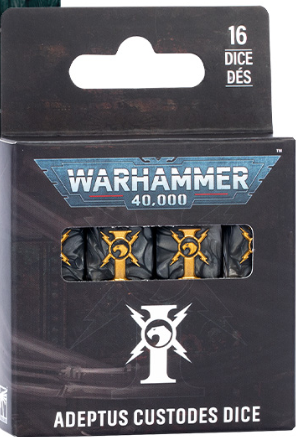 Warhammer 40,000 - Adeptus Custodes Dices