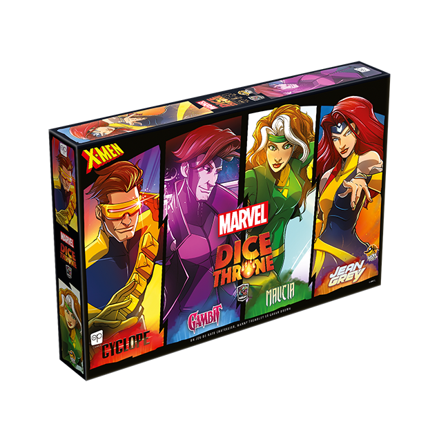 Dice Throne Marvel - Cyclope, Gambit, Malicia, Jean Grey
