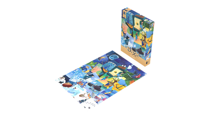 Puzzle Dixit Blue Mishmash - 1000 p.