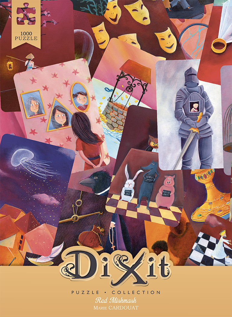 Puzzle Dixit Red Mishmash - 1000 p.