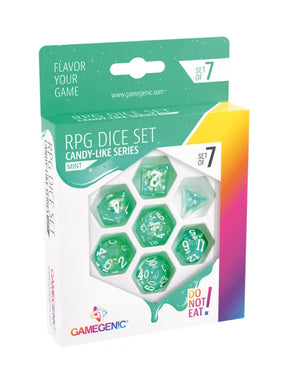 Set de 7 dés JDR - Candy-Like Series - Mint - Lootbox