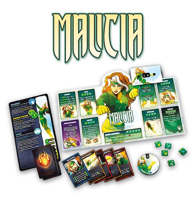 Dice Throne Marvel - Cyclope, Gambit, Malicia, Jean Grey