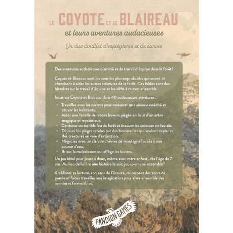 Le coyote et le blaireau