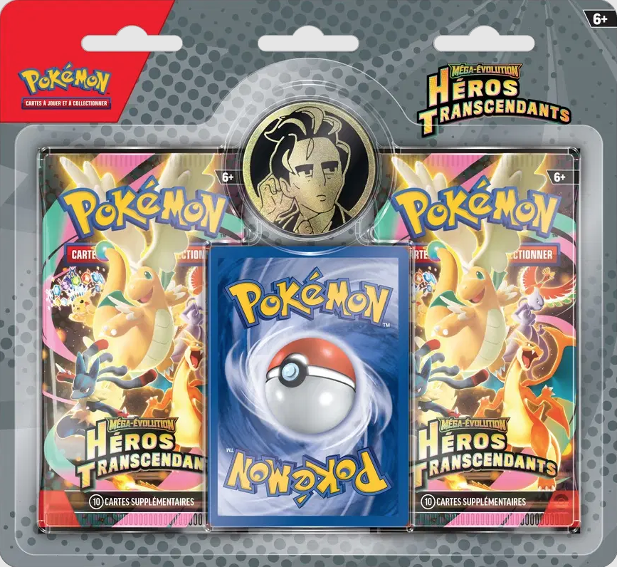 Pokémon - Duo Pack Collection Méga-Évolution – Héros Transcendants - FR