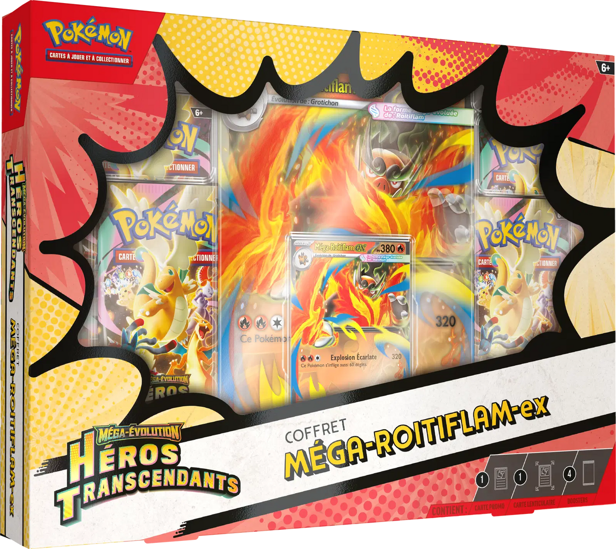 Pokémon - Coffret Méga-Roitiflam EX