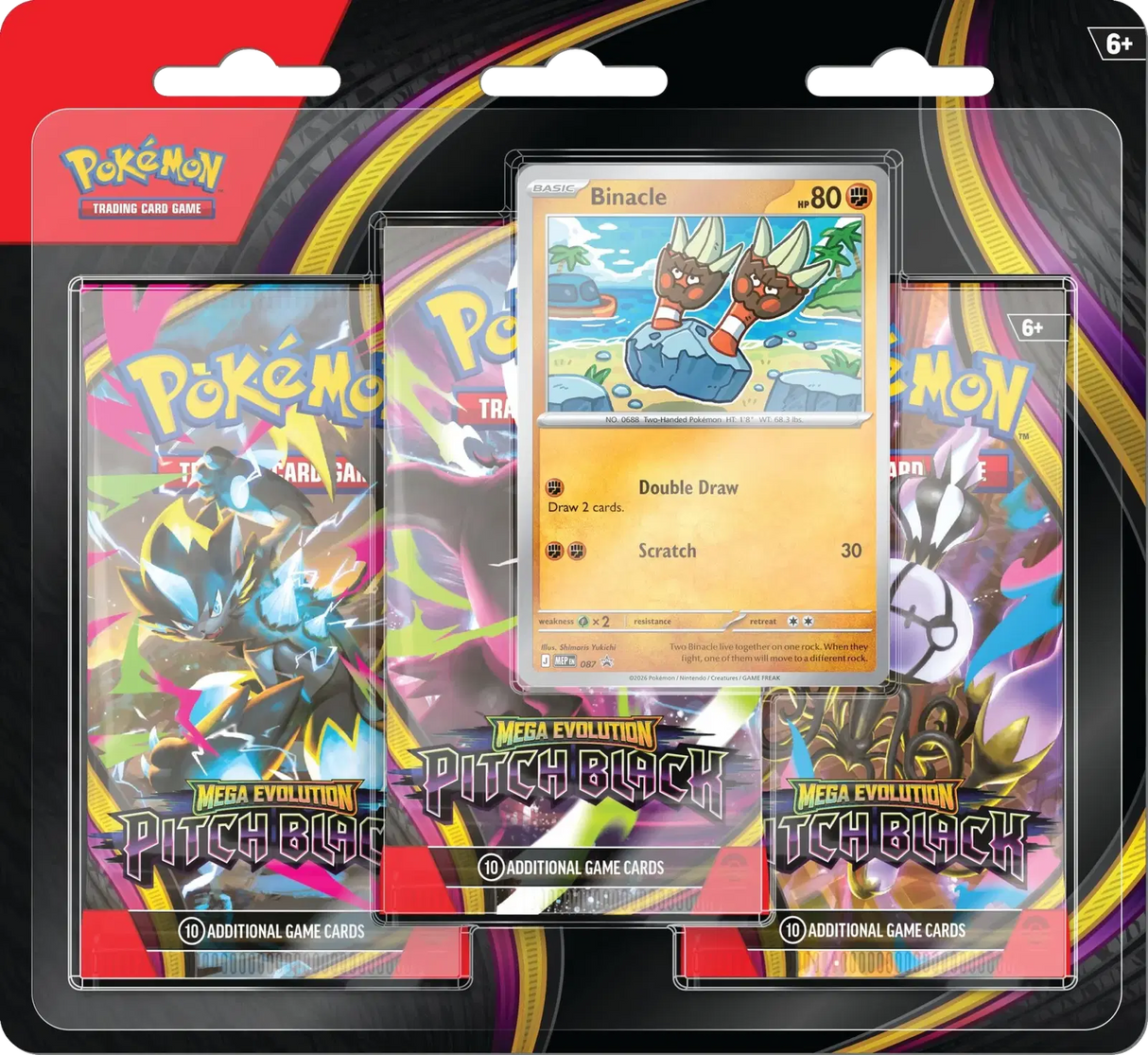Pokémon - ME05 - Tri-Pack Nuit Noire FR