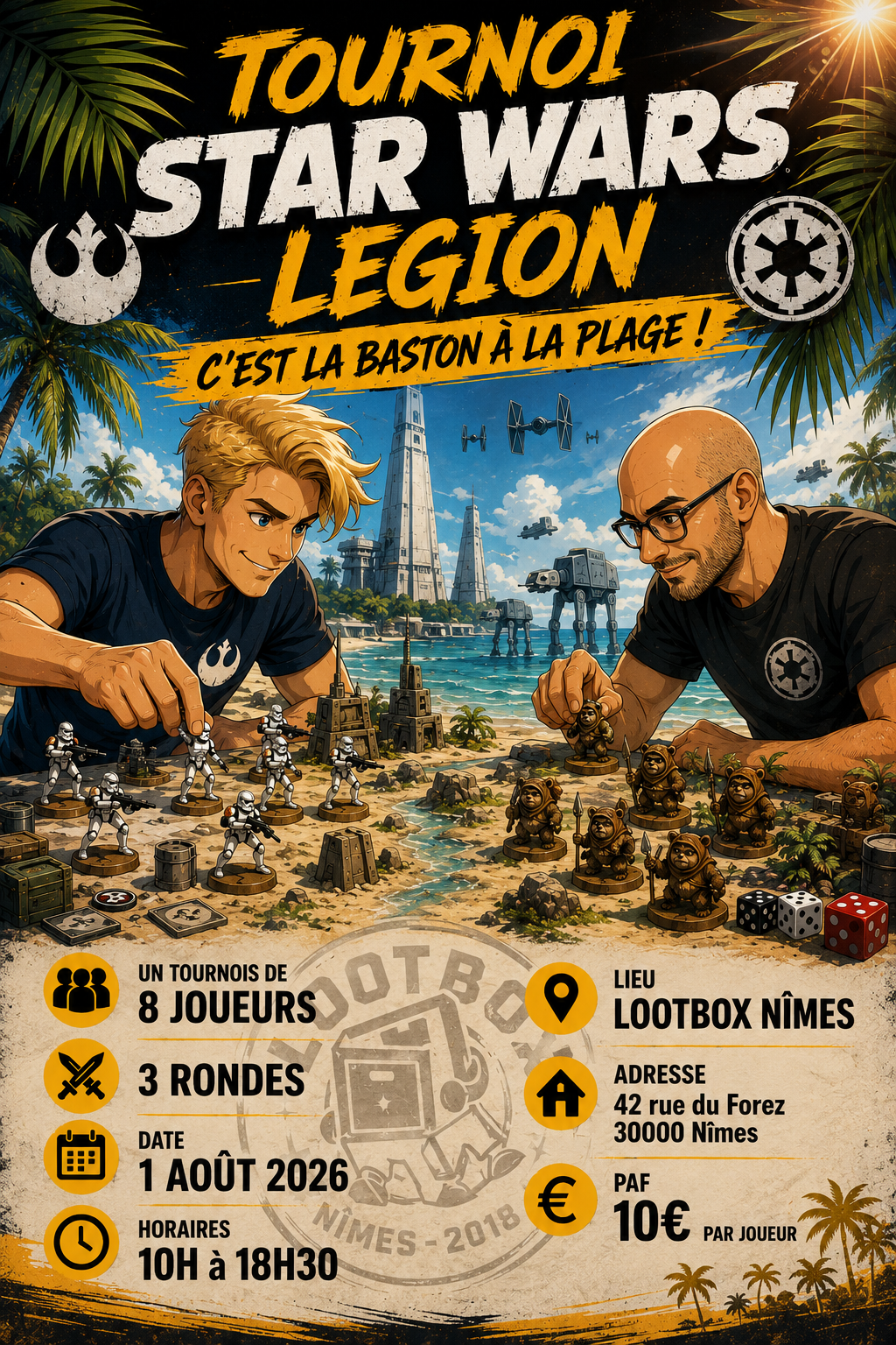 Inscription Tournoi Star Wars Legion