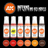 Peintures AK 3GEN - Kit - Créatures rouges et infernales - Lootbox