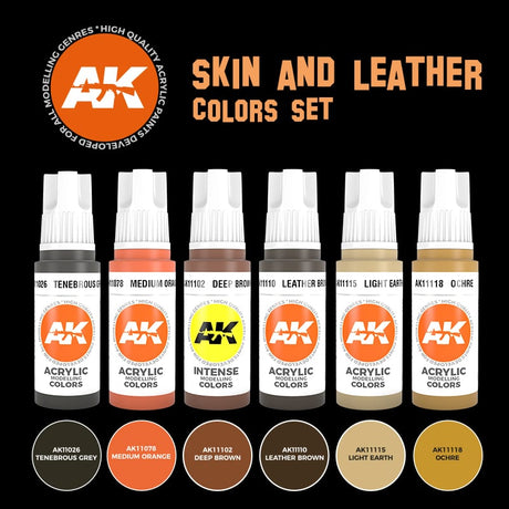 Peintures AK 3GEN - Kit - Peaux et cuirs - Lootbox