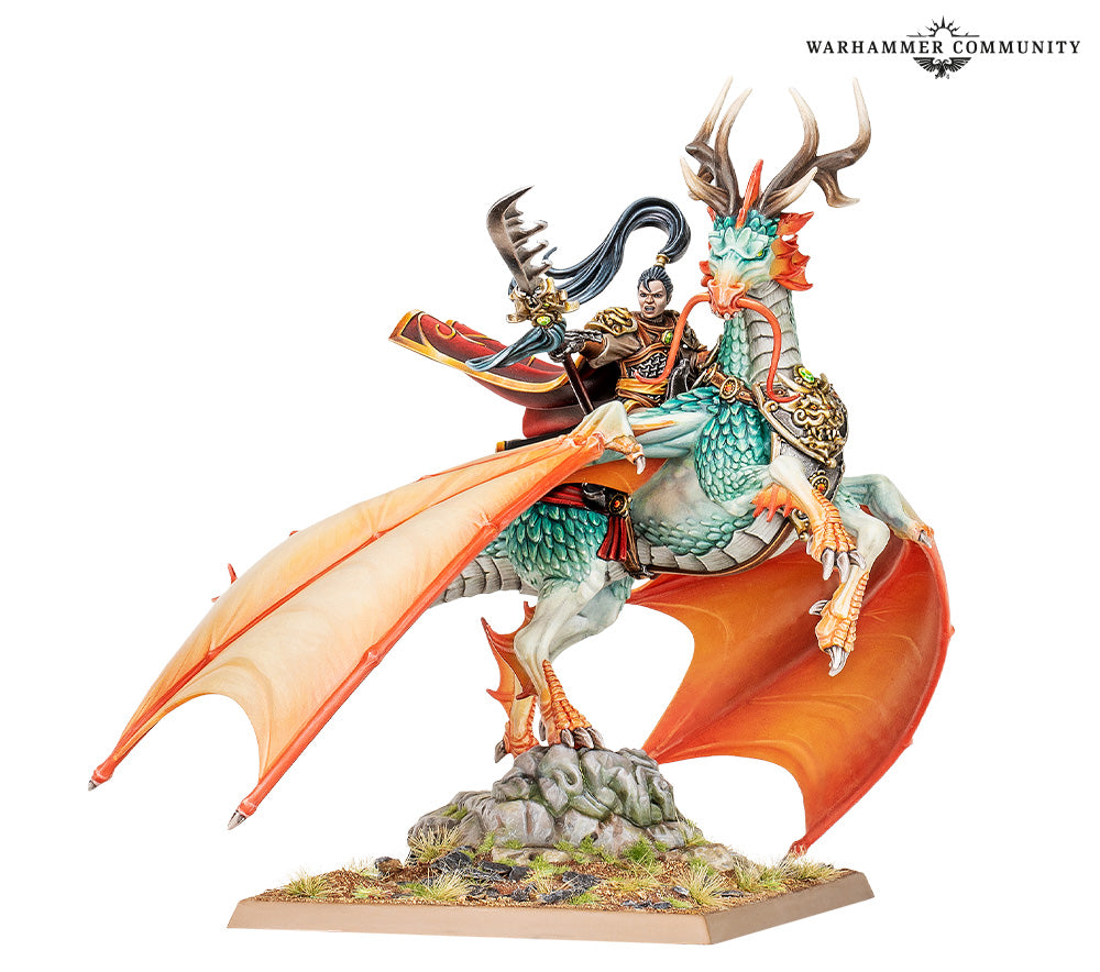Grand Cathay - Shugengan Lord on Great Spirit Longma